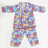 Girls Full Sleeves Night Suit - Purple, Kids, Girls Sets And Suits, Chase Value, Chase Value