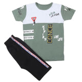 Boys Half Sleeves Short Suits - Green, Kids, Boys Sets And Suits, Chase Value, Chase Value