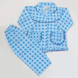 Girls Full Sleeves Night Suit - Blue, Kids, Girls Sets And Suits, Chase Value, Chase Value