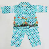Girls Full Sleeves Night Suit - Sea Green, Kids, Girls Sets And Suits, Chase Value, Chase Value
