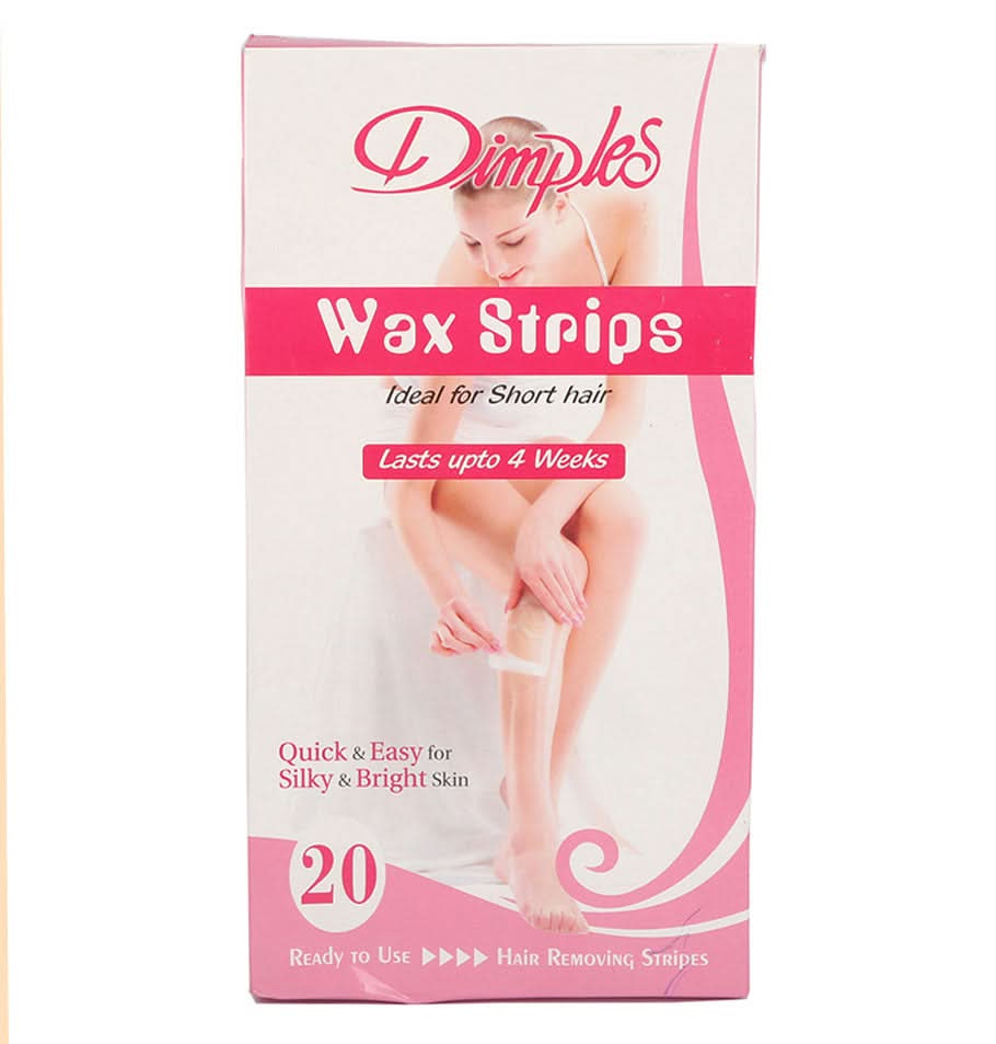 Dimples Wax Strips 20 pcs, Beauty & Personal Care, Hair Removal, Chase Value, Chase Value