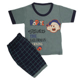 Boys Half Sleeves Suits 9065 - Green, Kids, Boys Sets And Suits, Chase Value, Chase Value