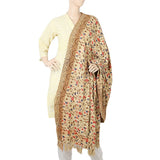 Women Velvet Print Peoar Shawl - Multi - L, Women, Shawls And Scarves, Chase Value, Chase Value