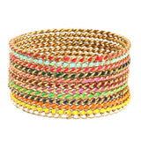 Girl's Fancy Bangles 12 Pcs - Multi - test-store-for-chase-value