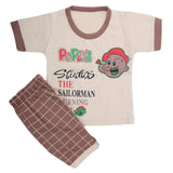 Boys Half Sleeves Suits 9065 - Fawn, Kids, Boys Sets And Suits, Chase Value, Chase Value