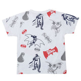 Boys Half Sleeves T-Shirt - White, Kids, Boys T-Shirts, Chase Value, Chase Value