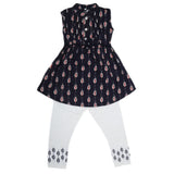 Girls Half Sleeves Suit 18-24 - Navy Blue, Kids, Girls Sets And Suits, Chase Value, Chase Value