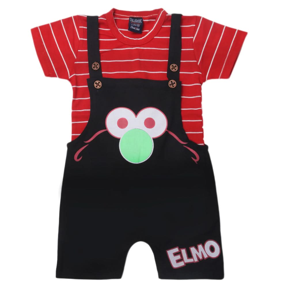 Boys Half Sleeves Romper - Red, Kids, Newborn Boys Rompers, Chase Value, Chase Value