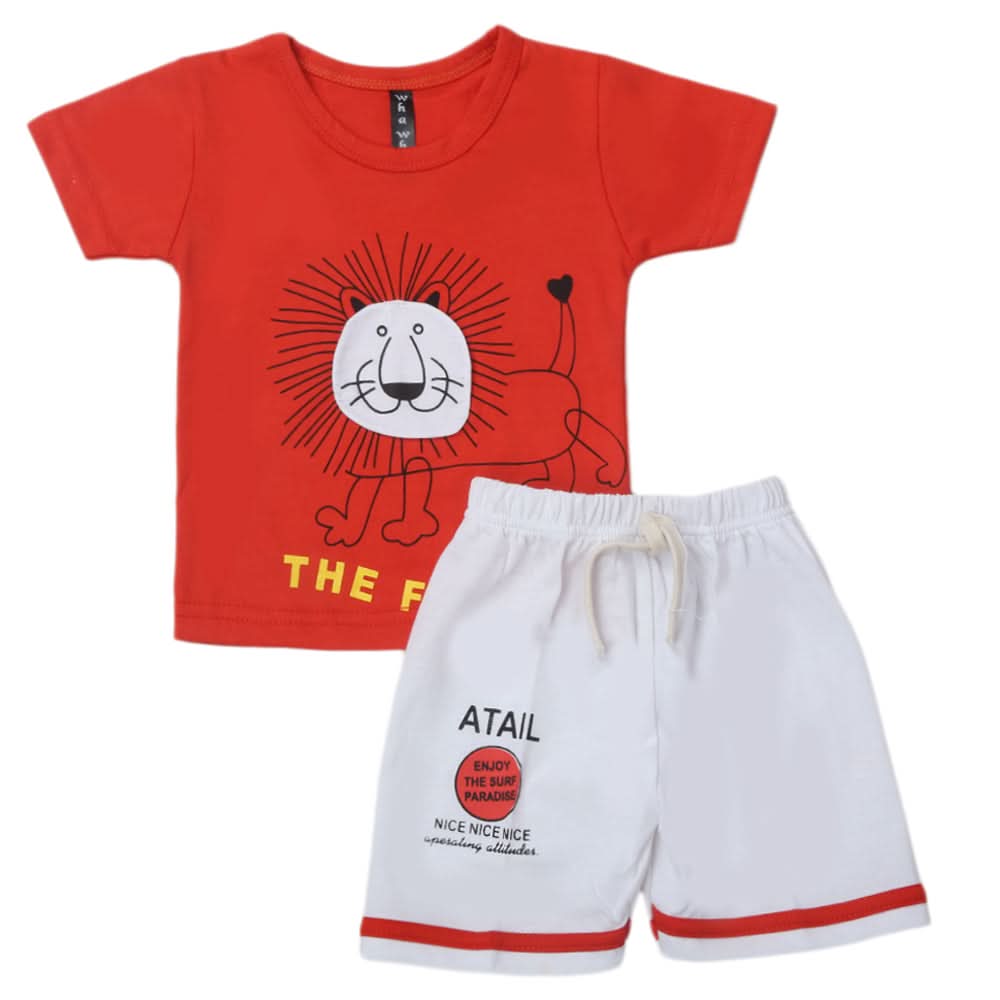Boys Half Sleeves Suit - Rose, Kids, Boys Sets And Suits, Chase Value, Chase Value
