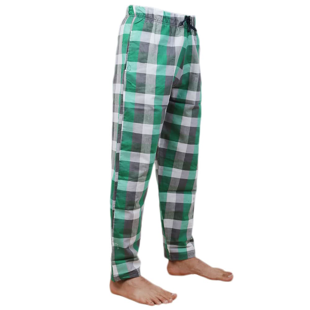 Men's Yarn Dyed Woven Pyjama - Green, Men, Lowers And Sweatpants, Chase Value, Chase Value
