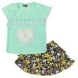 Girls Fancy Suit Stone - Cyan, Kids, Girls Sets And Suits, Chase Value, Chase Value