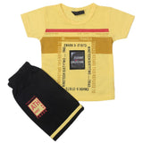 Boys Half Sleeves Suit - Yellow, Kids, Boys Sets And Suits, Chase Value, Chase Value