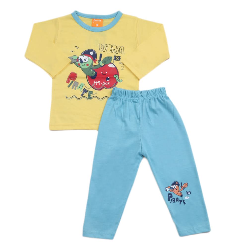 Boys Full Sleeves Suit - Yellow, Kids, Boys Sets And Suits, Chase Value, Chase Value