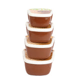 Multipurpose Box 4 Pcs - Brown, Home & Lifestyle, Storage Boxes, Chase Value, Chase Value
