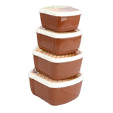 Multipurpose Box 4 Pcs - Brown, Home & Lifestyle, Storage Boxes, Chase Value, Chase Value
