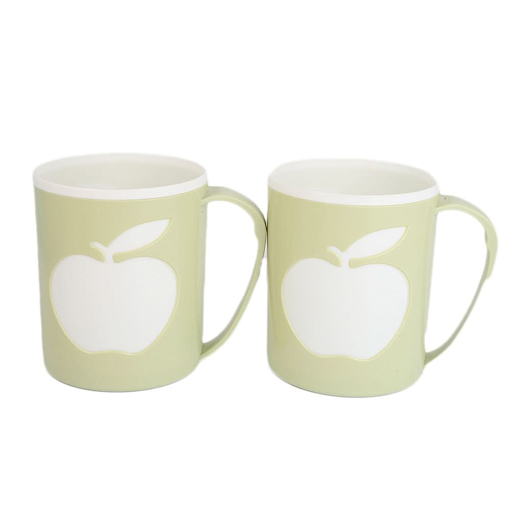 Fancy Mug 2 Pieces - Sea Green, Home & Lifestyle, Glassware & Drinkware, Chase Value, Chase Value