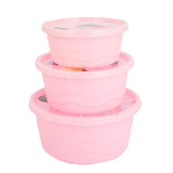 Multipurpose Box 3 Pcs - Pink, Home & Lifestyle, Storage Boxes, Chase Value, Chase Value