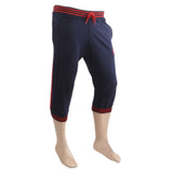 Mens Yarn Dyed Knitted 3Qtr - Navy Blue, Men, Shorts, Chase Value, Chase Value