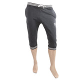 Mens Yarn Dyed Knitted 3Qtr - Dark Grey, Men, Shorts, Chase Value, Chase Value