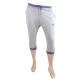 Mens Yarn Dyed Knitted 3Qtr - Light Grey, Men, Shorts, Chase Value, Chase Value