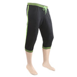 Mens Yarn Dyed Knitted 3Qtr - Black, Men, Shorts, Chase Value, Chase Value