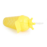 Fancy Crown Style Straw Glass - Yellow, Home & Lifestyle, Glassware & Drinkware, Chase Value, Chase Value