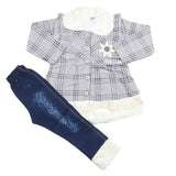 Girls Pant Suit - Grey, Kids, Girls Sets And Suits, Chase Value, Chase Value