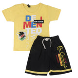 Boys Half Sleeves Suit - Yellow, Kids, Boys Sets And Suits, Chase Value, Chase Value