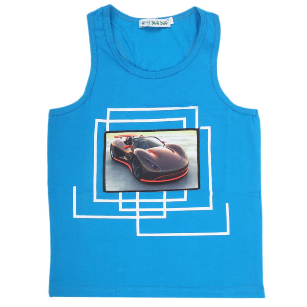 Boys Sando T-Shirt - Blue, Kids, Boys T-Shirts, Chase Value, Chase Value