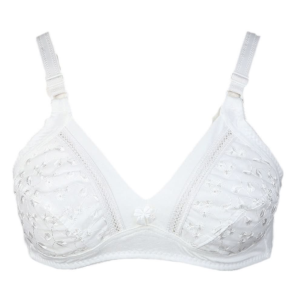 Women's Cotton Bra - White, Women, Bras, Chase Value, Chase Value