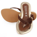Girls Fancy Slippers - K-011 - Brown, Kids, Girls Slippers, Chase Value, Chase Value