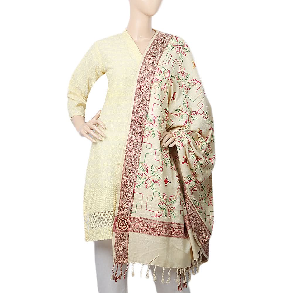 Women's Bata Embroidered Shawl - B, Women, Shawls And Scarves, Chase Value, Chase Value