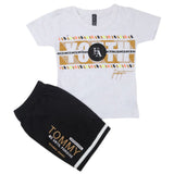 Boys Half Sleeves Suit - White, Kids, Boys Sets And Suits, Chase Value, Chase Value