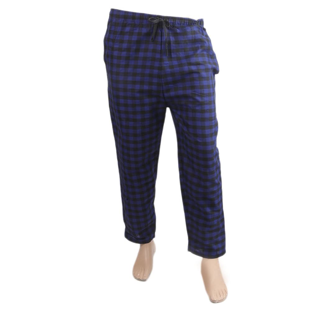 Men's Yarn Dyed Woven Pyjama - Royal Blue, Men, Lowers And Sweatpants, Chase Value, Chase Value