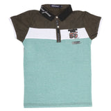 Boys Half Sleeves Round Neck T-Shirt - Green, Kids, Boys T-Shirts, Chase Value, Chase Value