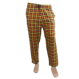 Men's Yarn Dyed Woven Pyjama - Yellow, Men, Lowers And Sweatpants, Chase Value, Chase Value