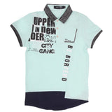 Boys Half Sleeves Round Neck T-Shirt - Cyan, Kids, Boys T-Shirts, Chase Value, Chase Value