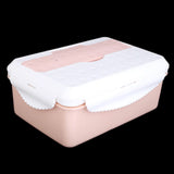 Lunch Box With Spoon - Peach, Kids, Tiffin Boxes And Bottles, Chase Value, Chase Value
