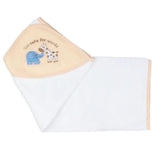 Newborn Baby Bath Towel - Peach, Kids, Bath Accessories, Chase Value, Chase Value