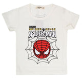 Boys Half Sleeves T-Shirt - White, Kids, Boys T-Shirts, Chase Value, Chase Value