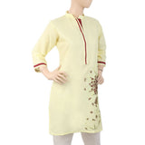 Women's Embroidered Kurti - Yellow, Women, Ready Kurtis, Chase Value, Chase Value