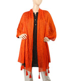 Wome's Jaccard Dupatta - Orange, Women, Dupatta, Chase Value, Chase Value