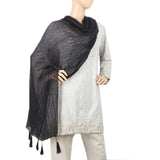 Wome's Jaccard Dupatta - Black, Women, Dupatta, Chase Value, Chase Value