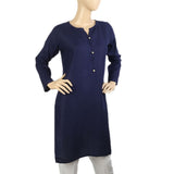 Women's Plain Kurti - Navy Blue, Women Ready Kurtis, Chase Value, Chase Value