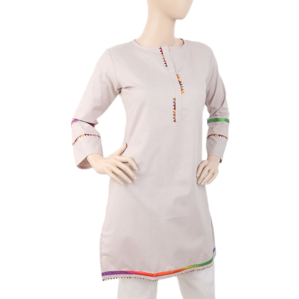 Women's Kurti - Tea Pink, Women, Ready Kurtis, Chase Value, Chase Value