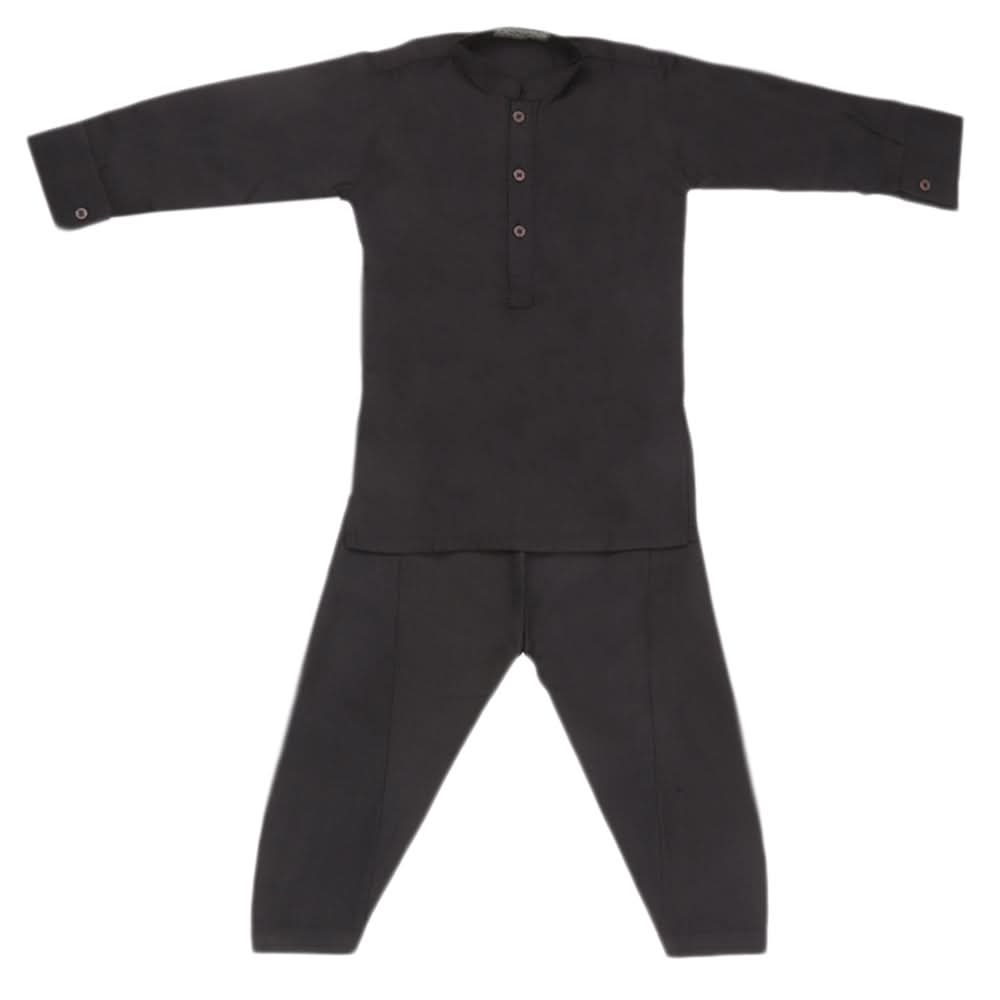 Boys Shalwar Suit - Black, Kids, Boys Shalwar Kameez, Chase Value, Chase Value