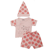 Newborn Boys Half Sleeves Suit - Pink, Kids, Newborn Boys Sets And Suits, Chase Value, Chase Value