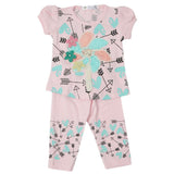 Newborn Girls Half Sleeves Suit - Pink, Kids, Newborn Girls Sets And Suits, Chase Value, Chase Value