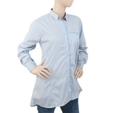 Women's Casual Shirt - Blue, Women, T-Shirts And Tops, Chase Value, Chase Value