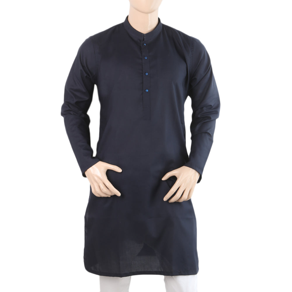 Eminent Trim Fit Kurta For Men - Blue, Men, Kurtas, Eminent, Chase Value